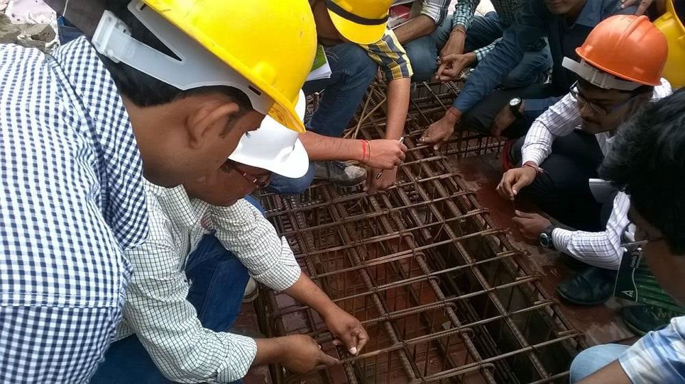 Reinforcement checks on a live site