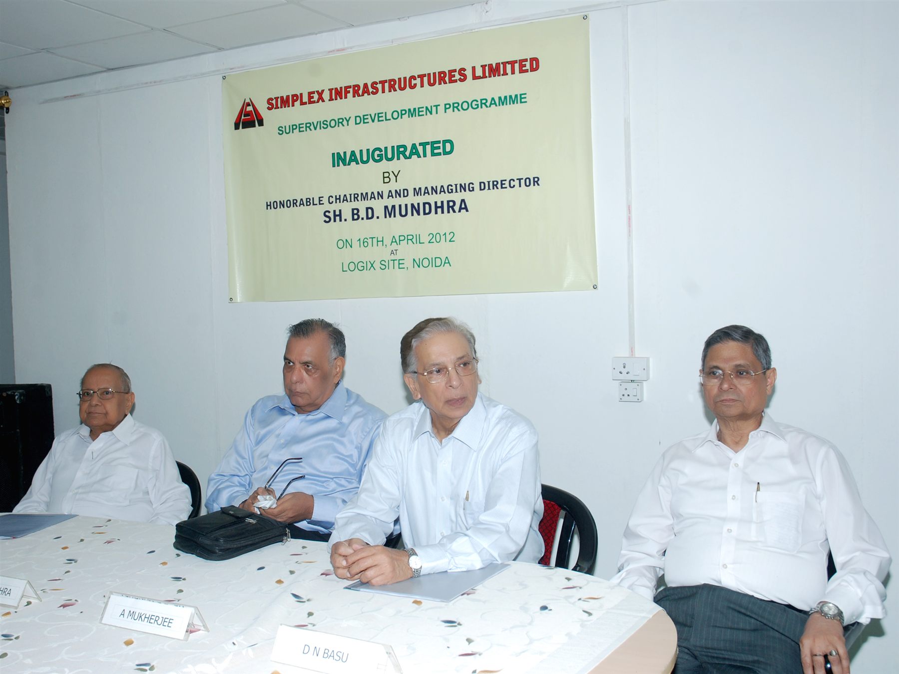 Programme inauguration with Sh. B.D. Mundhra